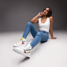 画像をギャラリービューアに読み込む, Women high top canvas shoes