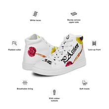 画像をギャラリービューアに読み込む, Women high top canvas shoes