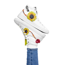 画像をギャラリービューアに読み込む, Women high top canvas shoes