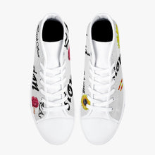 Load image into Gallery viewer, Classic High-Top Canvas Shoes - White/Black
