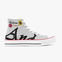 Load image into Gallery viewer, New High-Top Canvas Shoes - White
