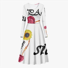 Carica l&#39;immagine nel visualizzatore di Gallery, Long-Sleeve One-piece Dress
