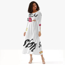 Carica l&#39;immagine nel visualizzatore di Gallery, Long-Sleeve One-piece Dress
