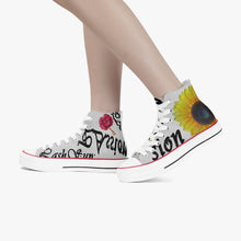 Load image into Gallery viewer, New High-Top Canvas Shoes - White
